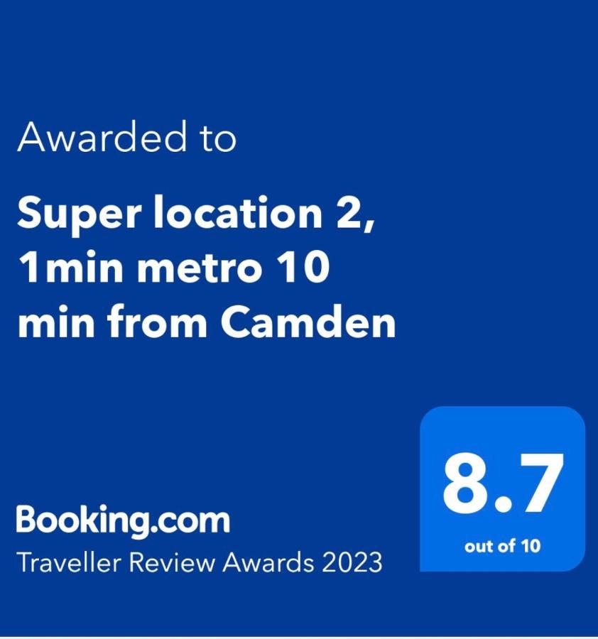 Super Location 2, 1Min Metro 10 Min From Camden Apartment London Ngoại thất bức ảnh